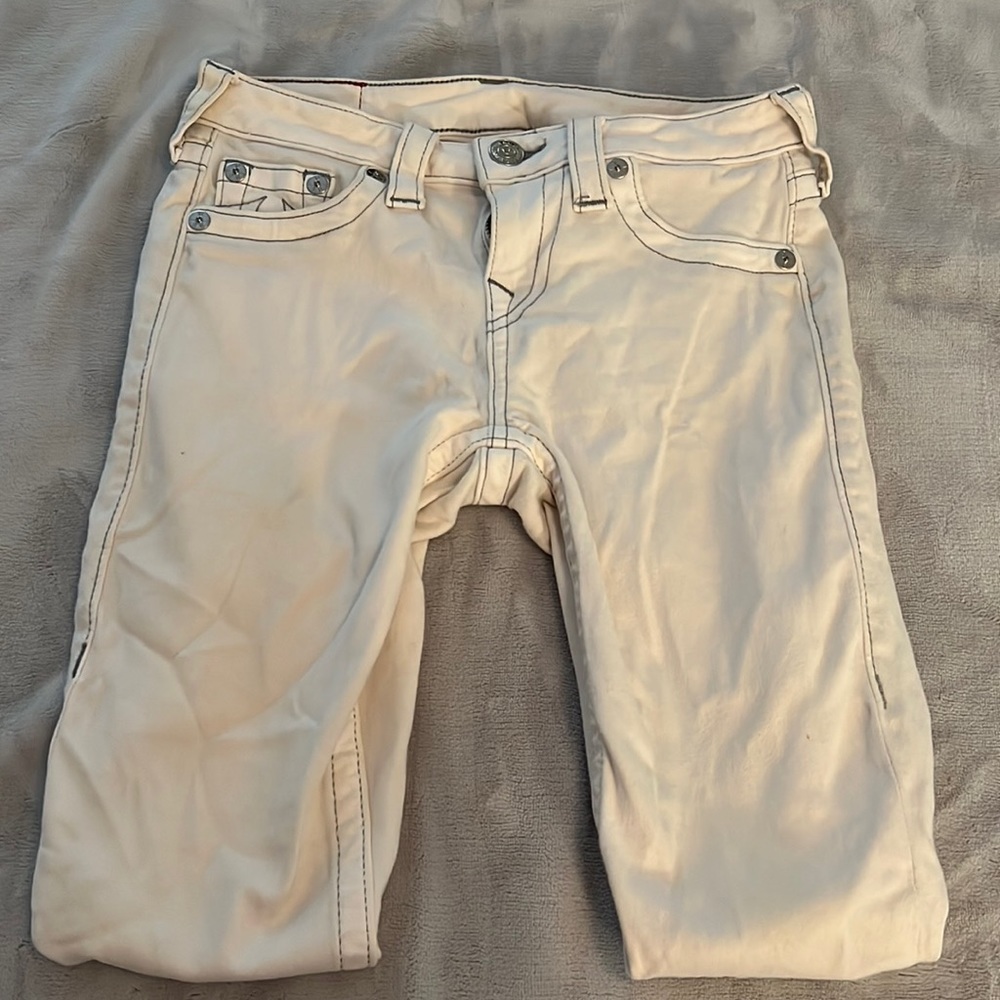 White womens true religion jeans